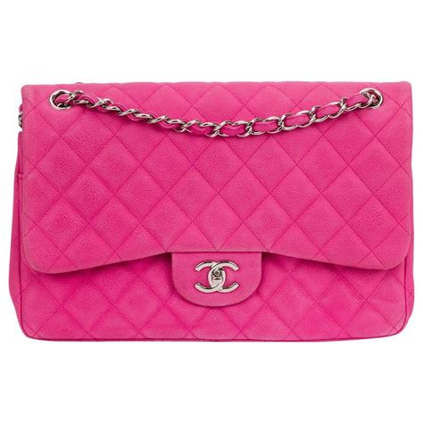 hot pink chanel flap bag